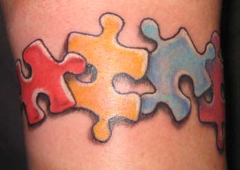 Looking for unique  Tattoos? Autism armband tattoo